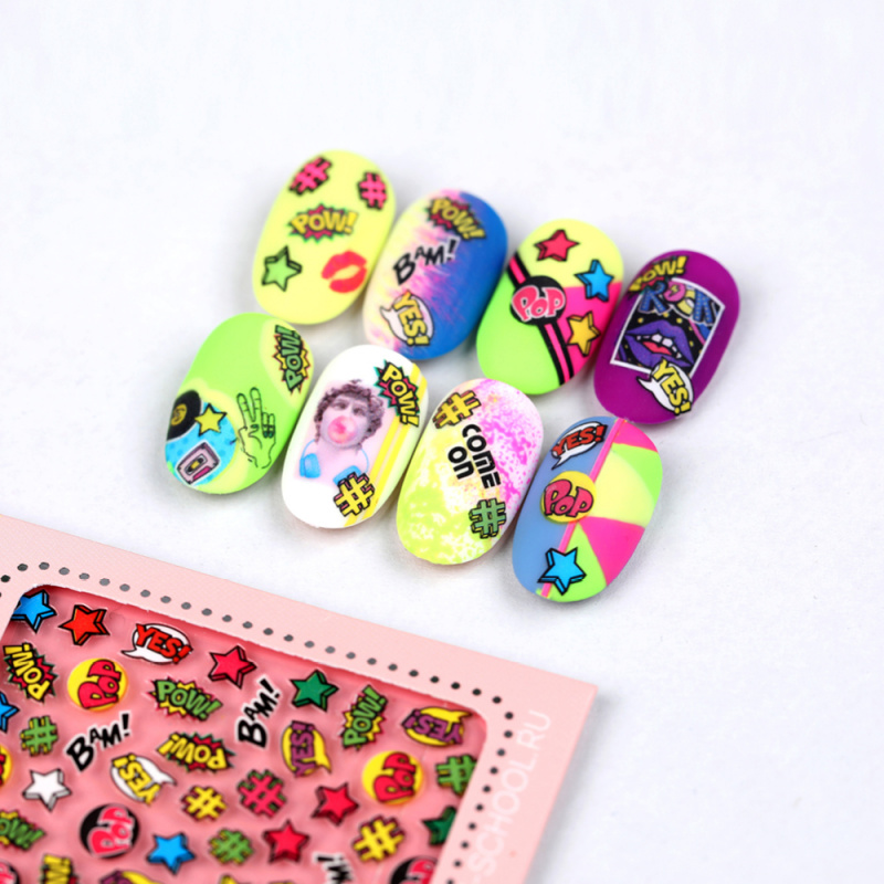 Купить Charmicon 3D Silicone Stickers №128 Поп-Арт в официальном магазине EMI с доставкой по России
