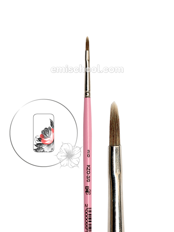 Купить Кисть для Жостовской росписи «Овал» №3/0 в официальном магазине EMI с доставкой по России