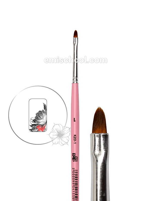 Купить Кисть для Жостовской росписи «Овал» №1 в официальном магазине EMI с доставкой по России