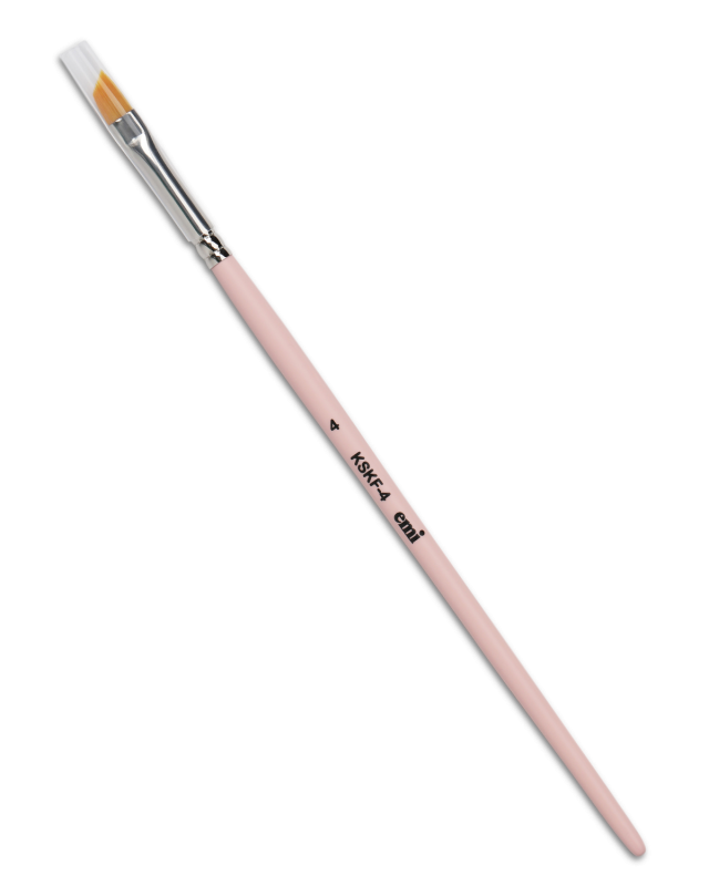 Купить Кисть «Скошенный квадрат для френча» №4 в официальном магазине EMI с доставкой по России